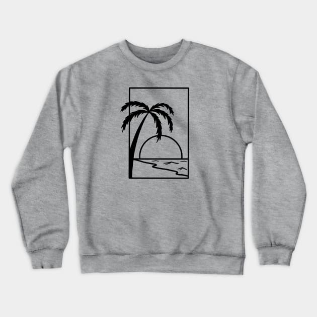 Sunset Crewneck Sweatshirt by SommersethArt